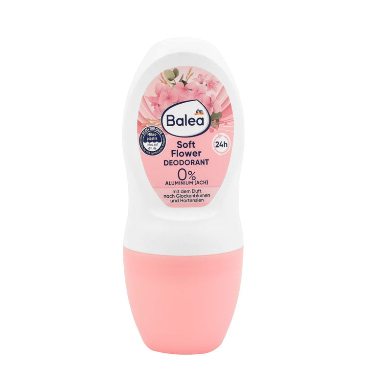 Balea Soft Flower Roll-On Deodorant Bluebell & Hydrangea Scent - vegan, aluminum free
