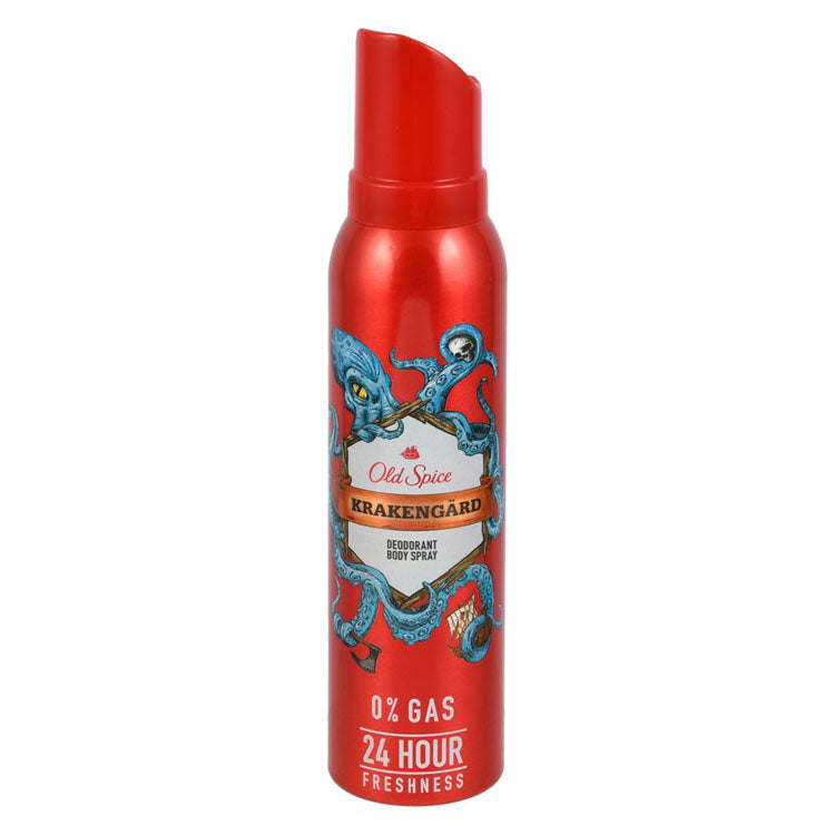 Old Spice Krakengard 24H Deodorant Spray for Men - gas free