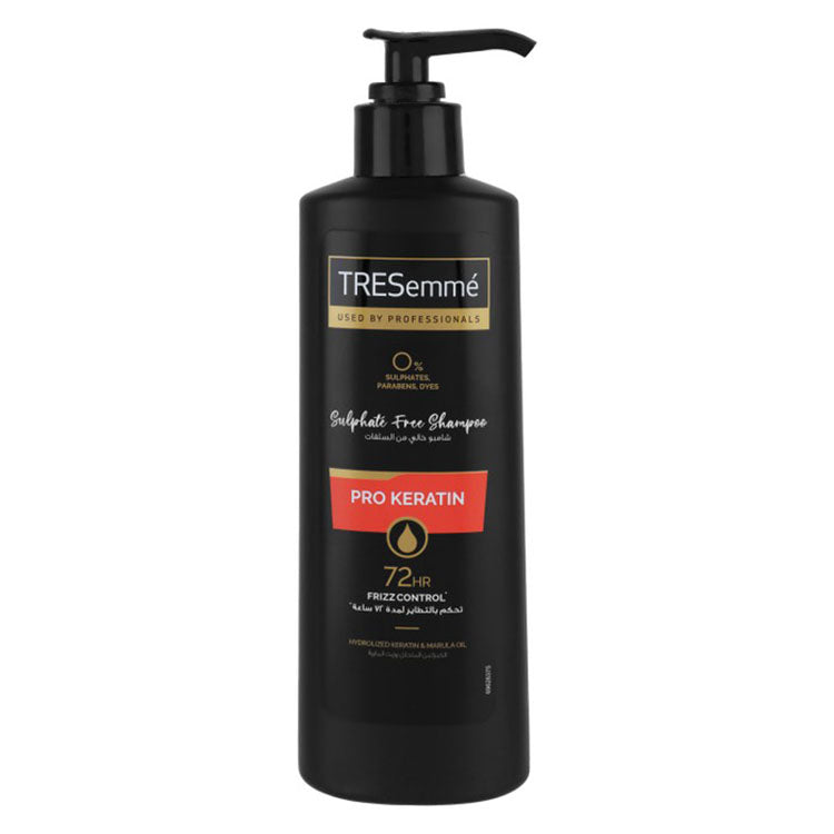 TRESemmé Pro Keratin Shampoo for Frizzy Hair with Marula Oil - sulfate free, dyes free, parabens free