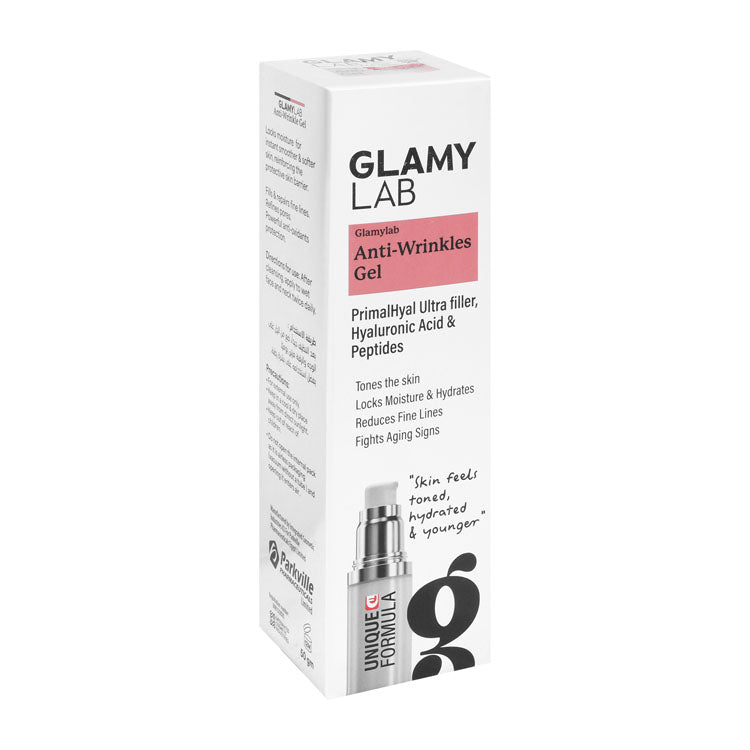 Glamy Lab Anti-Wrinkle Face Gel with Retinyl, Argireline & Licorice Extracts