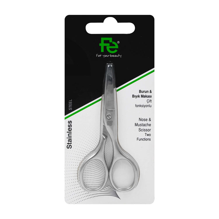 Fe Stainless Steel Mustache & Nose Scissors