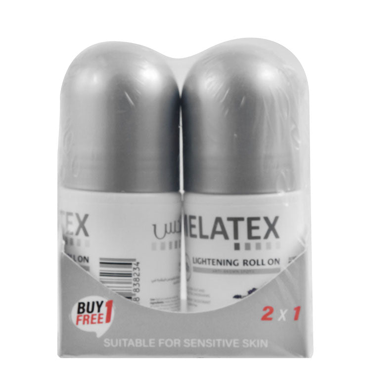 Melatex 48H Lightening & Anti-Brown Spot Antiperspirant Roll-On Deodorants Lavender Scent for Sensitive Skin (1+1 Free)