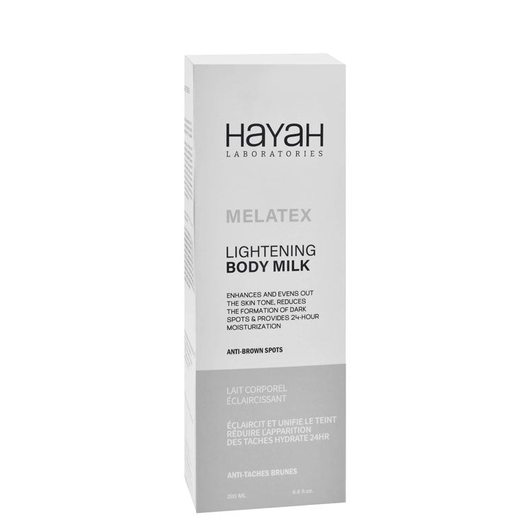 Melatex Anti-Brown Spots & Lightening Body Milk Lotion for All Skin Types