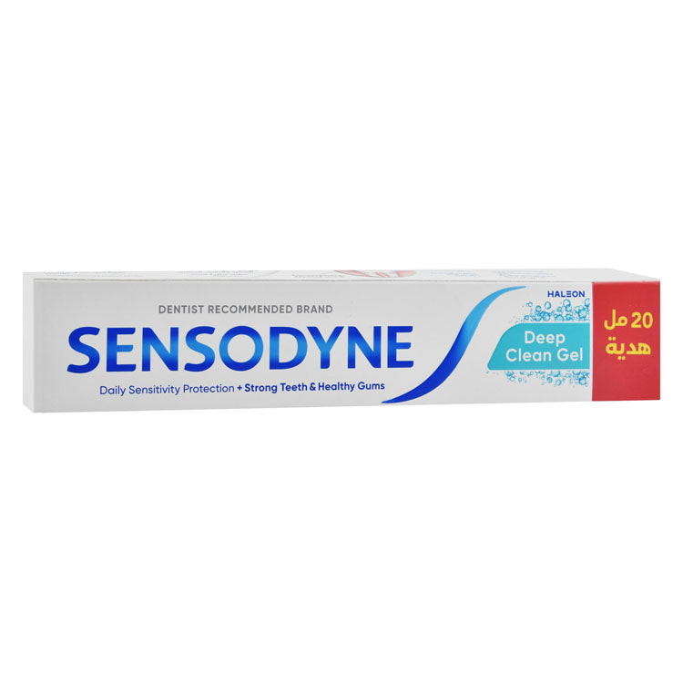 Sensodyne Deep Clean Gel Toothpaste for Sensitive Teeth (20ml Extra)