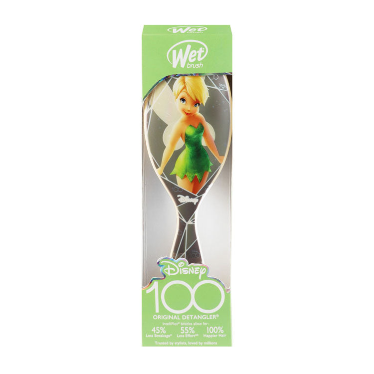 Wet Brush Disney 100 Tinker Bell Gray & Green Original Detangling Hairbrush