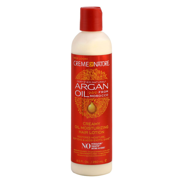 Creme of Nature Moisturizing, Softening & Shine Enhancing Hair Lotion with Argan Oil - paraffin free, drying alcohol free, petrolatum free