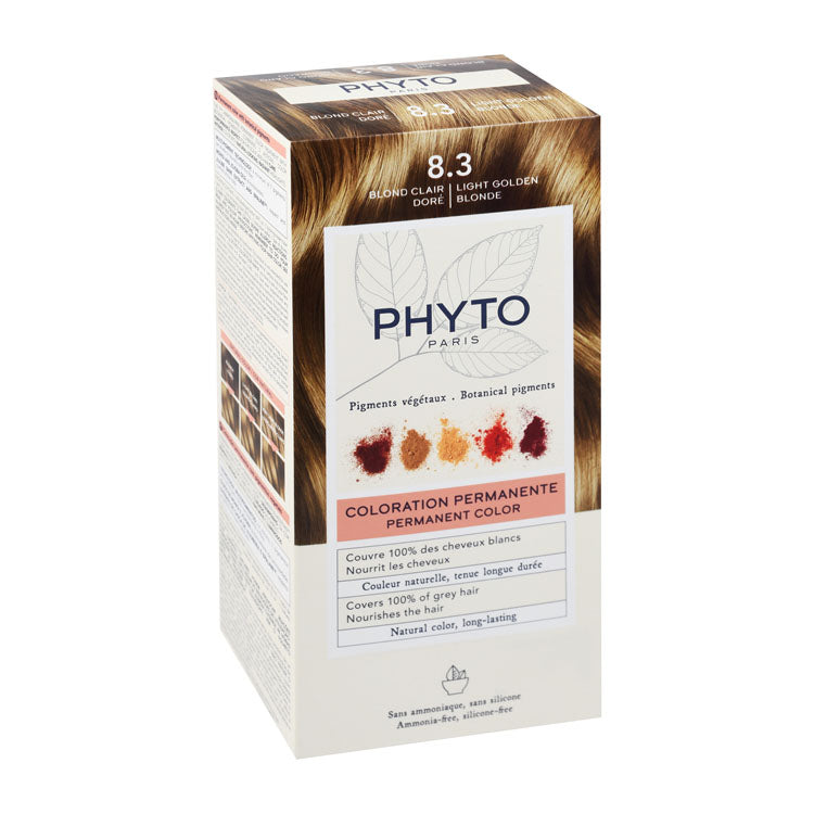 فيغتو باريس صبغة شعر دائمة بصبغات نباتية أشقر ذهبي فاتح 8.3 - خالية من الأمونيا، خالية من السيليكون