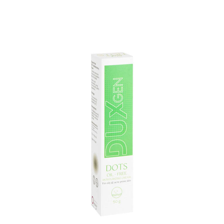 Duxgen Dots Moisturizing Cream for Oily & Acne-Prone Skin - oil free, non comedogenic 50 gr