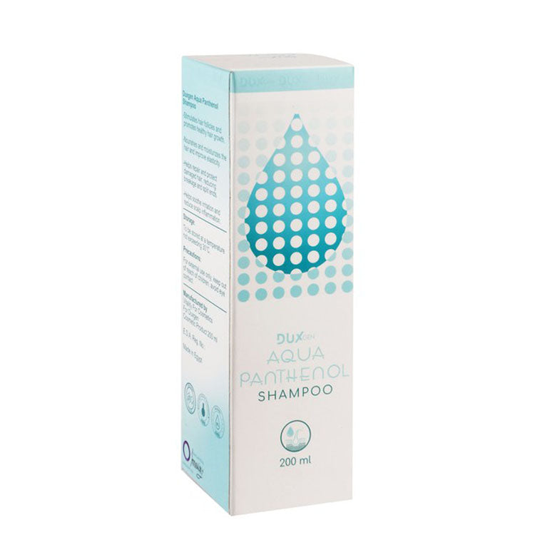 Duxgen Aqua Panthenol Shampoo - alcohol free, silicone free, phthalate free 200 ml