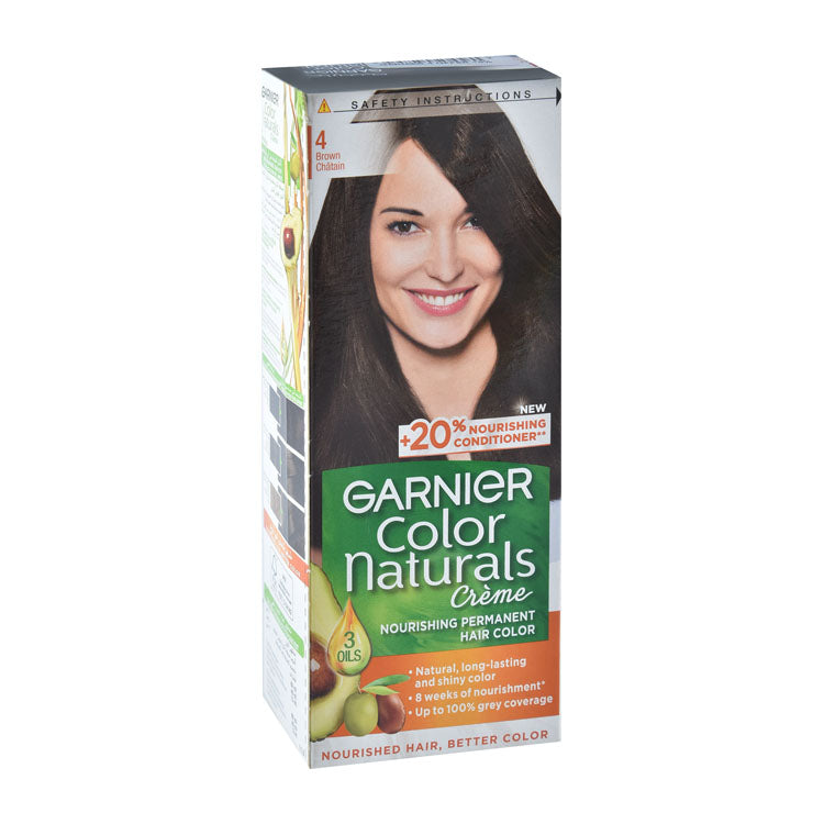 Garnier Color Naturals Hair Coloring Kit Brown 4 (15% Off)