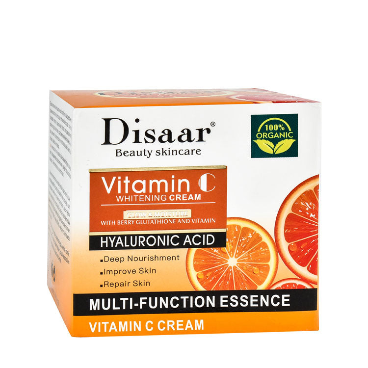 Disaar Organic Whitening, Nourishing & Moisturizing Face Cream with Berry Glutathione, Hyaluronic Acid & Vitamin C