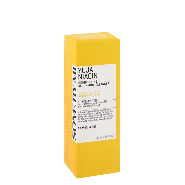 Some By Mi All in One Hypoallergenic Brightening, Makeup Removing & Anti-Impurities Facial Gel Cleanser with Niacinamide & Yuja Extract - non comedogenic
