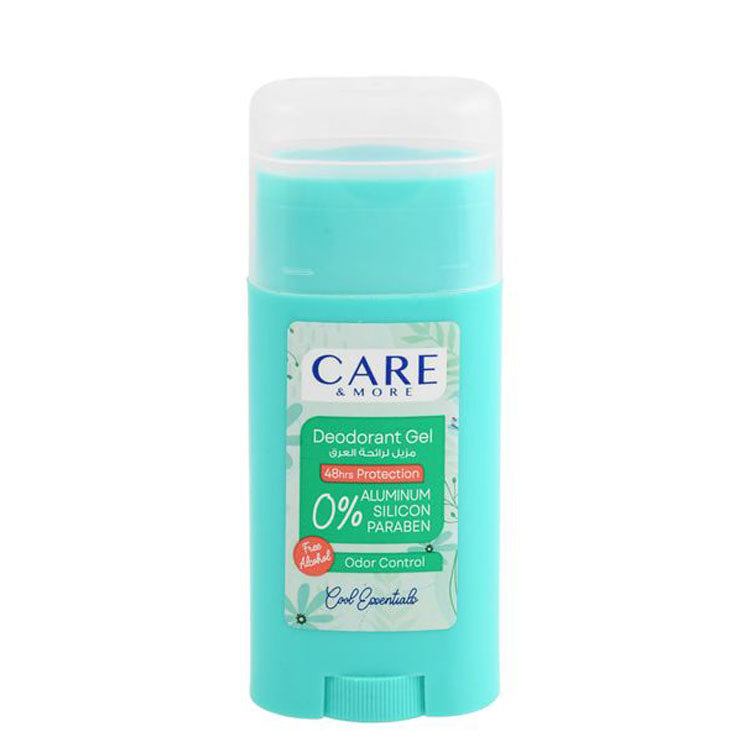 Care & More 48H Protection Deodorant Gel Stick Cool Essentials Scent - alcohol free, aluminum free, silicon free 50 ml