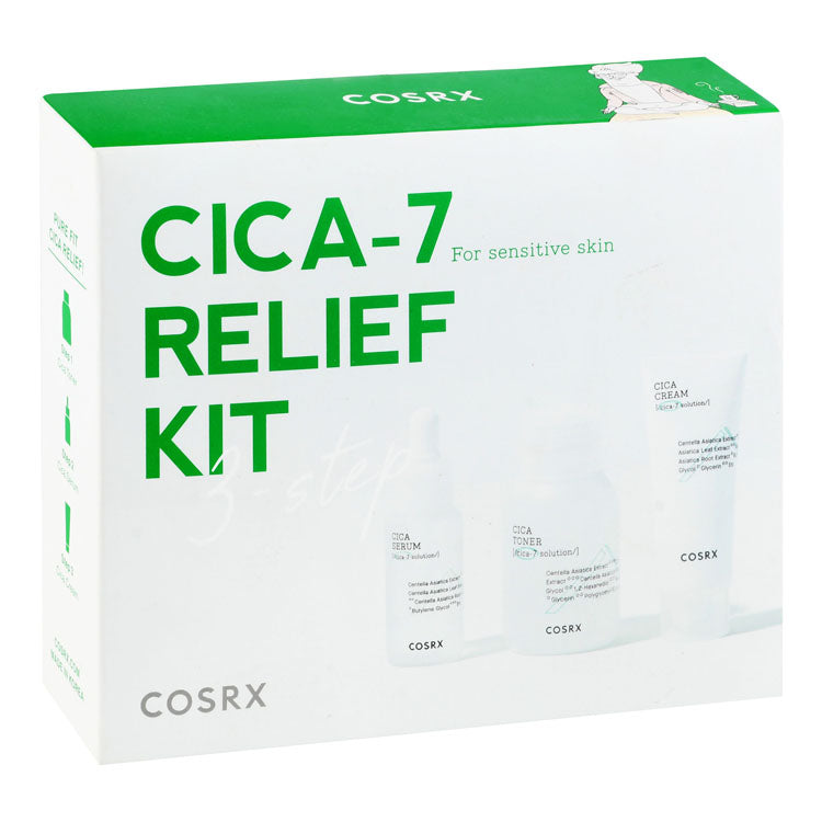 Cosrx Cica-7 Facial Relief Kit for Sensitive Skin