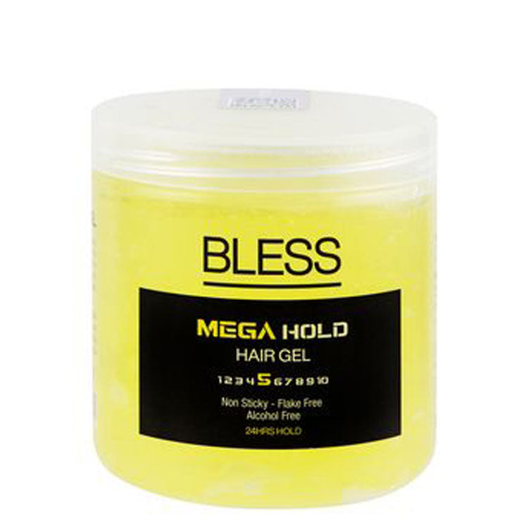 Bless Non-Sticky 24H Hair Styling Gel Mega Hold 5 - alcohol free 250 ml