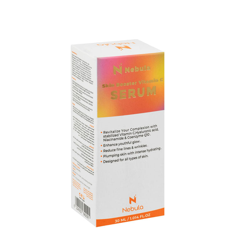 Nebula Skin Boosting, Revitalizing & Anti-Aging Face Serum with Vitamin C, Hyaluronic Acid & Niacinamide for All Skin Types