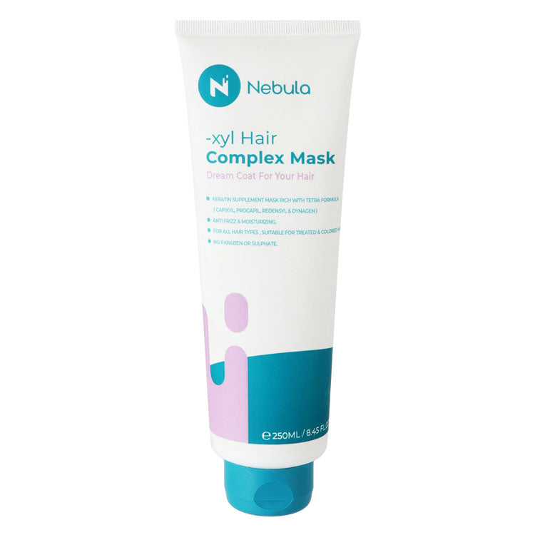 Nebula Complex Moisturizing & Anti-Frizz Hair Mask with Keratin, Capixyl & Procapil for All Hair Types - parabens free, sulfate free