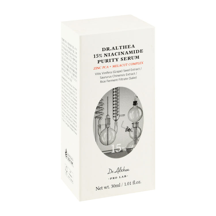 Dr. Althea 15% Niacinamide Purity Facial Serum - vegan, mineral oils free