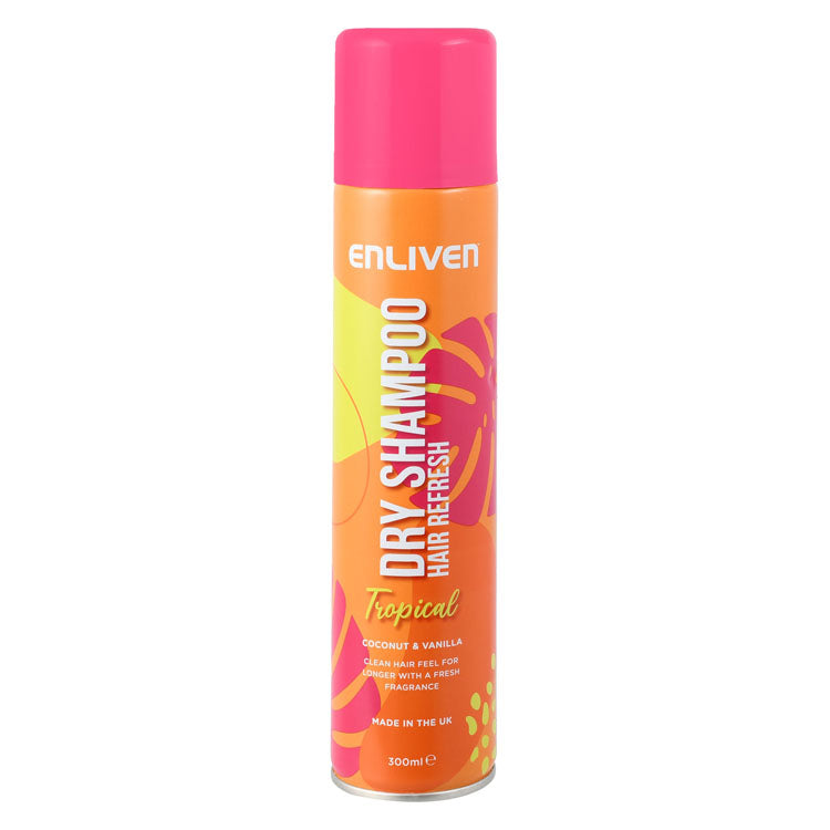 Enliven Hair Refresh Tropical Dry Shampoo Coconut & Vanilla Scent
