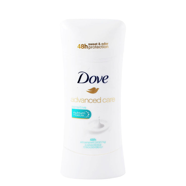 Dove Advanced Care Antiperspirant Deodorant Stick for Sensitive Skin