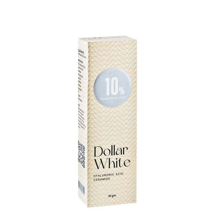 Eleganz 10% Tranexamic Acid Dollar White Face Cream with Hyaluronic Acid & Ceramide 30 gr