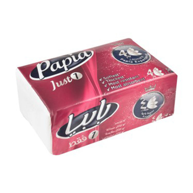 Papia Just 1 Facial Tissues 4ply