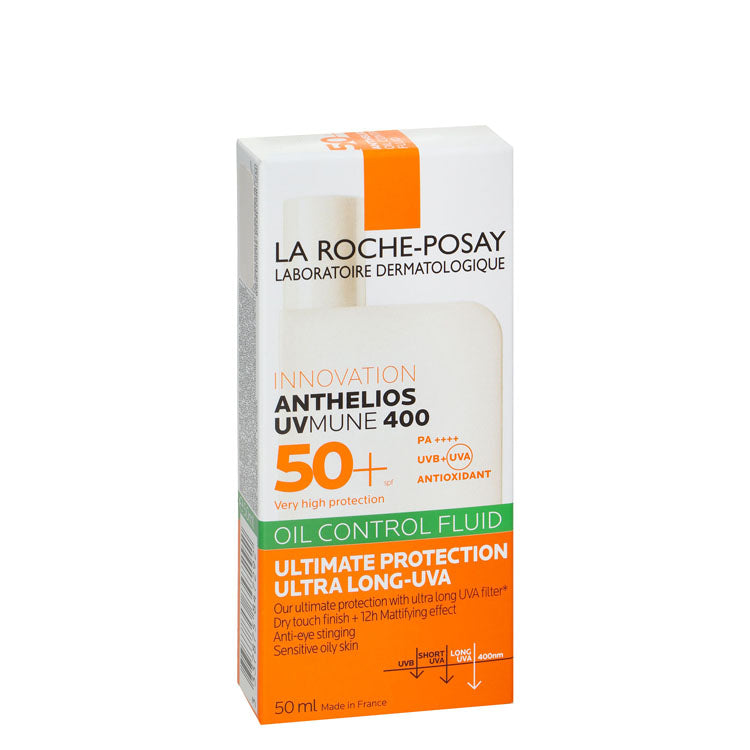 La Roche-Posay Anthelios Uvmune 400 Invisible Oil Control Facial Sunscreen for Sensitive & Oily Skin SPF50+