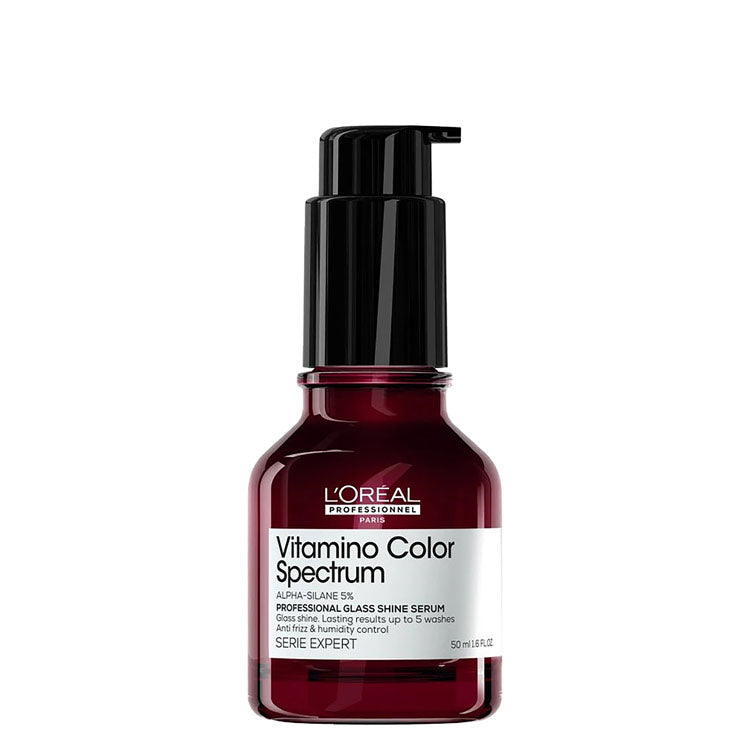 L'Oreal Professionnel Serie Expert Vitamino Color Spectrum Glass Shine Hair Serum with Alpha-Saline