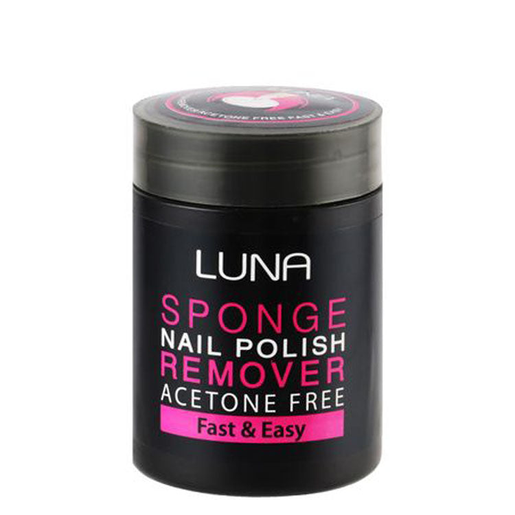 Luna Nail Polish Remover with Sponge - acetone free 30 ml