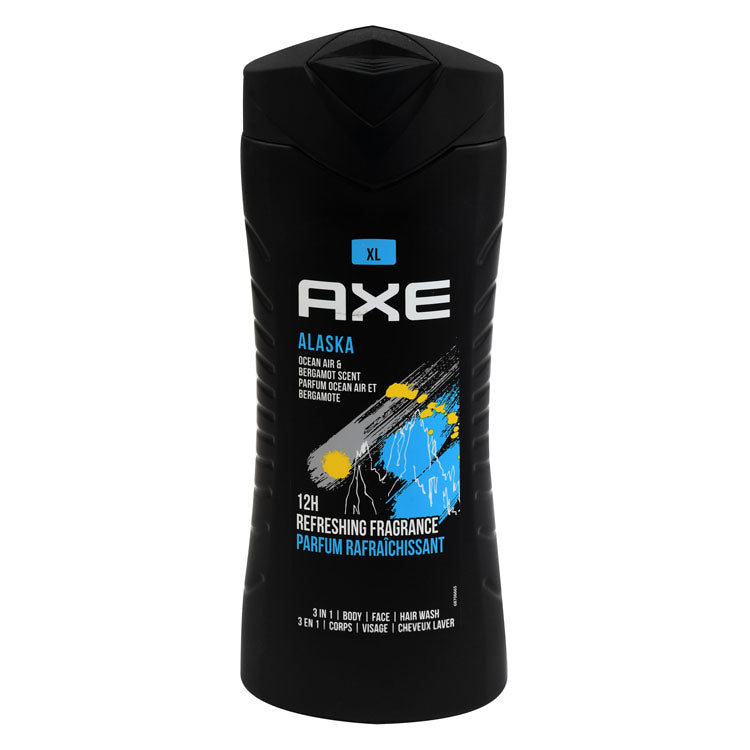 Axe Alaska 3in1 Refreshing Body, Face & Hair Wash Ocean Air & Bergamot Scent