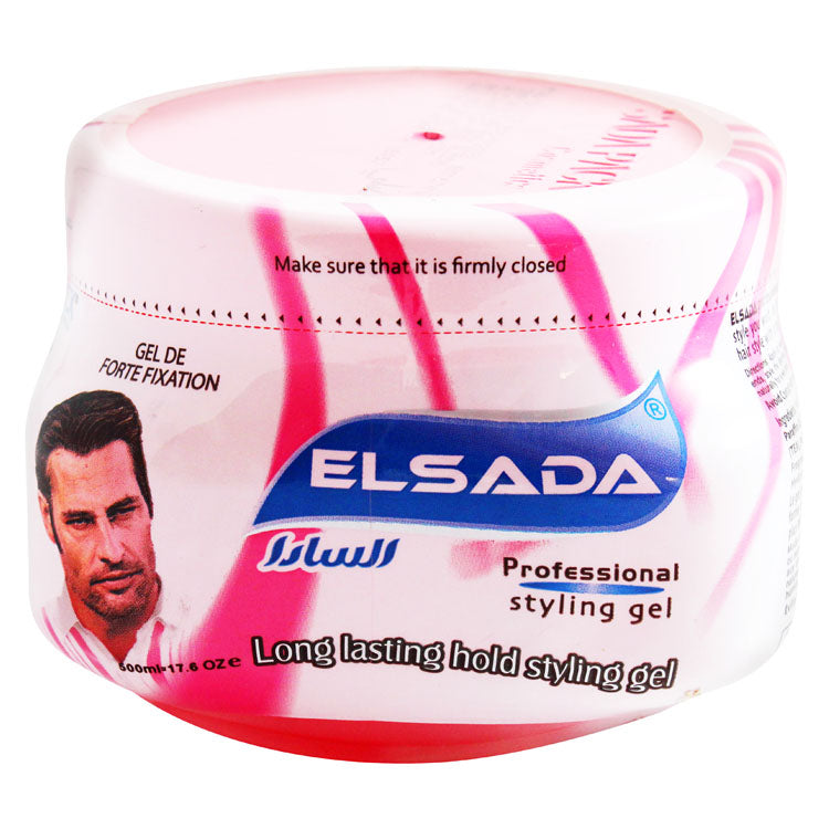 جل تصفيف الشعر السادا الوردي طويل الثبات