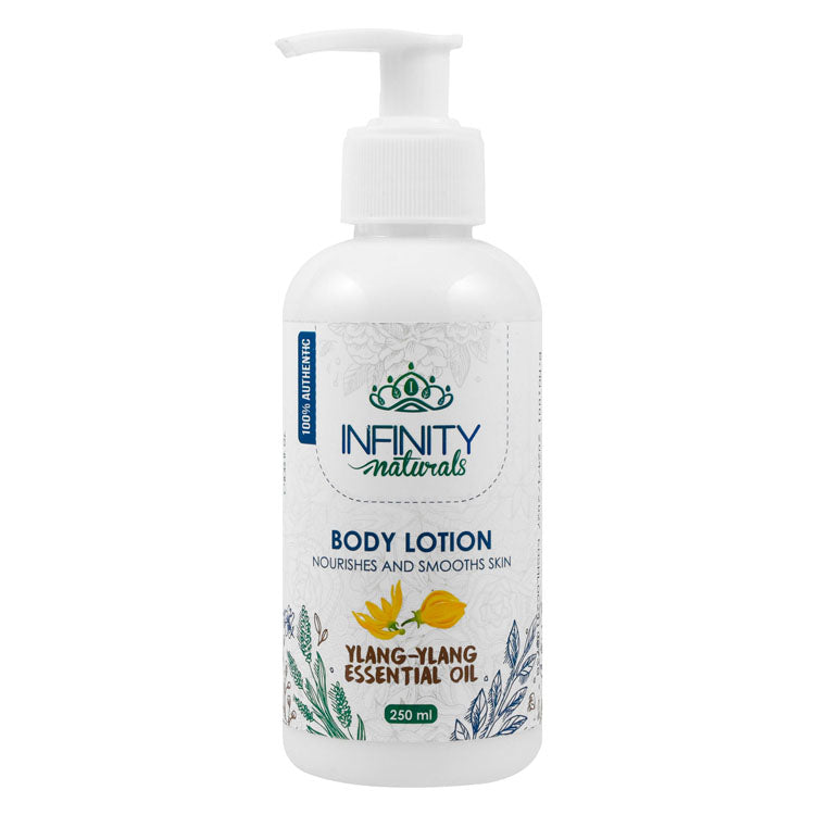Infinity Naturals Nourishing & Smoothing Body Lotion with Ylang Ylang Essential Oil - parabens free, silicones free, fragrance free