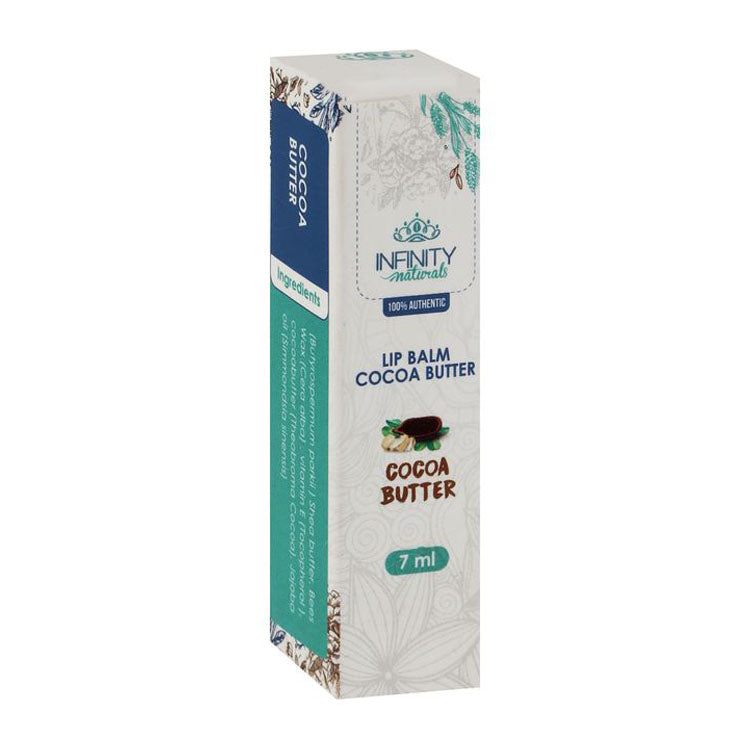 Infinity Lip Balm with Cocoa Butter - parabens free, fragrance free, alcohol free 7 ml