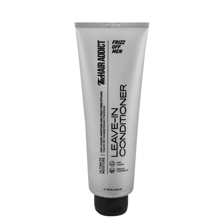 The Hair Addict Anti-Frizz & Moisturizing Leave In Conditioner with Vitamin B3, Panthenol & Horsetail Extract - silicones free, parabens free, colorants free