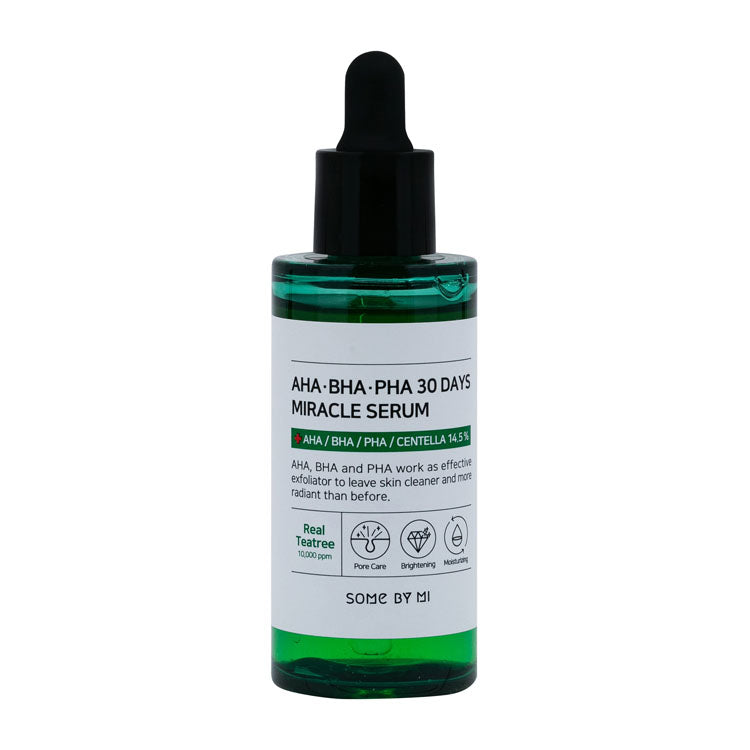 سيروم الوجه ميراكل من سوم باي مي مع أحماض ألفا وبيتا وبولي هيدروكسي - خالٍ من البارابين، خالٍ من الإيثانول، خالٍ من حمض السوربيك