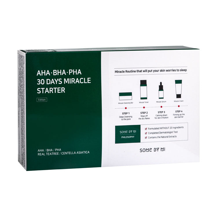 Some By Mi 30 Days Miracle Starter Kit with AHA, BHA & PHA