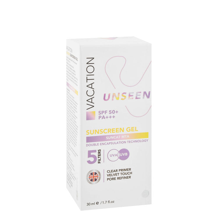 Vacation Unseen Pore Refiner Facial Sunscreen Primer with UVA & UVB Protection SPF50+ PA+++ - fragrance free