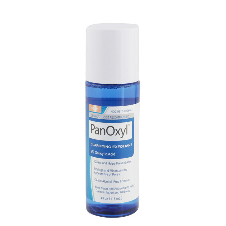 PanOxyl 2% Salicylic Acid Clarifying Exfoliant with Blue Algae & Antioxidants - alcohol free