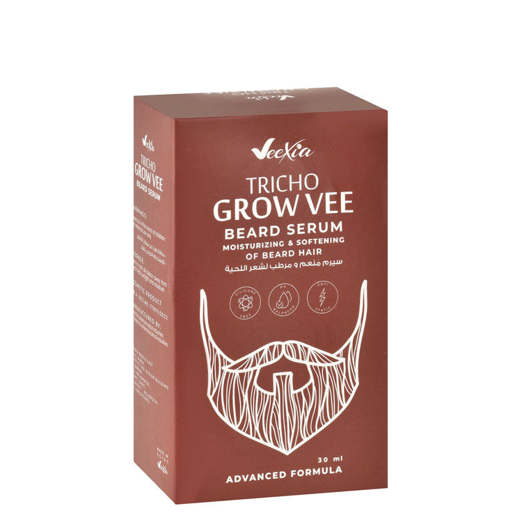 سيروم اللحية المرطب والمنعم Veexia Tricho Grow Vee - خالٍ من السيليكون