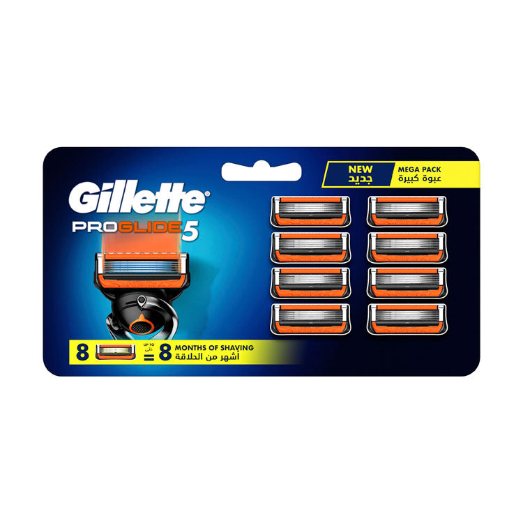 Gillette Proglide5 Razor Blade Refills 8 per pack