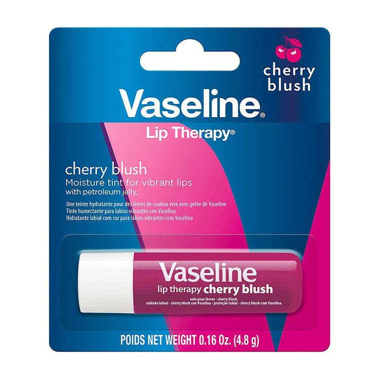 Vaseline Lip Therapy Cherry Blush Moisturizing Lip Balm with Petroleum Jelly