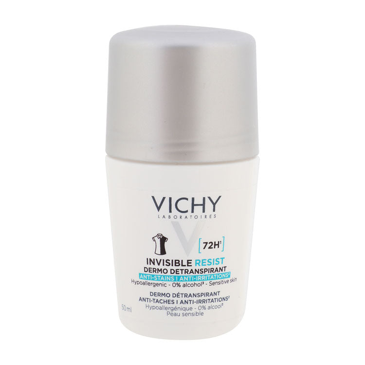 Vichy Laboratories Invisible Resist Hypoallergenic 72H Anti-Stain & Anti-Irritation Roll-On Deodorant