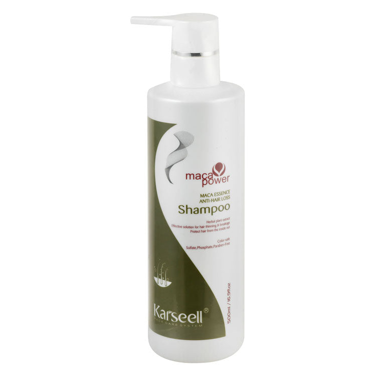 Karseell Maca Power Anti-Hair Loss Shampoo with Maca Essence - sulfate free, phosphate free, parabens free