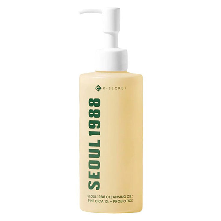K-Secret Seoul 1988 1% Pine Cica Facial Cleansing Oil with Probiotics 200 ml