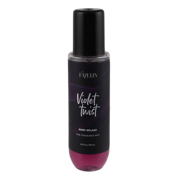 Favelin Violet Twist Body Splash - animal testing free, parabens free 250 ml