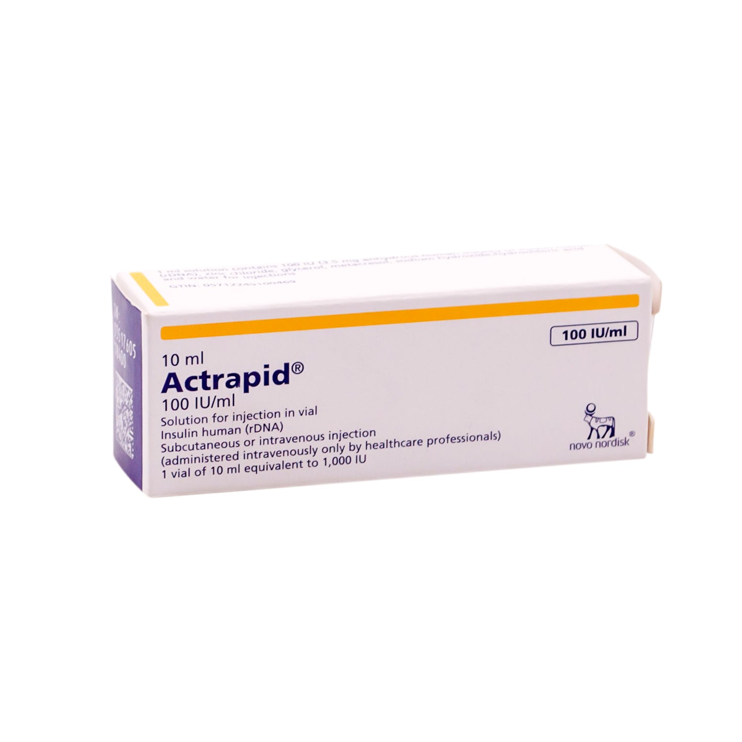 Actrapid 100IU/ml Insulin