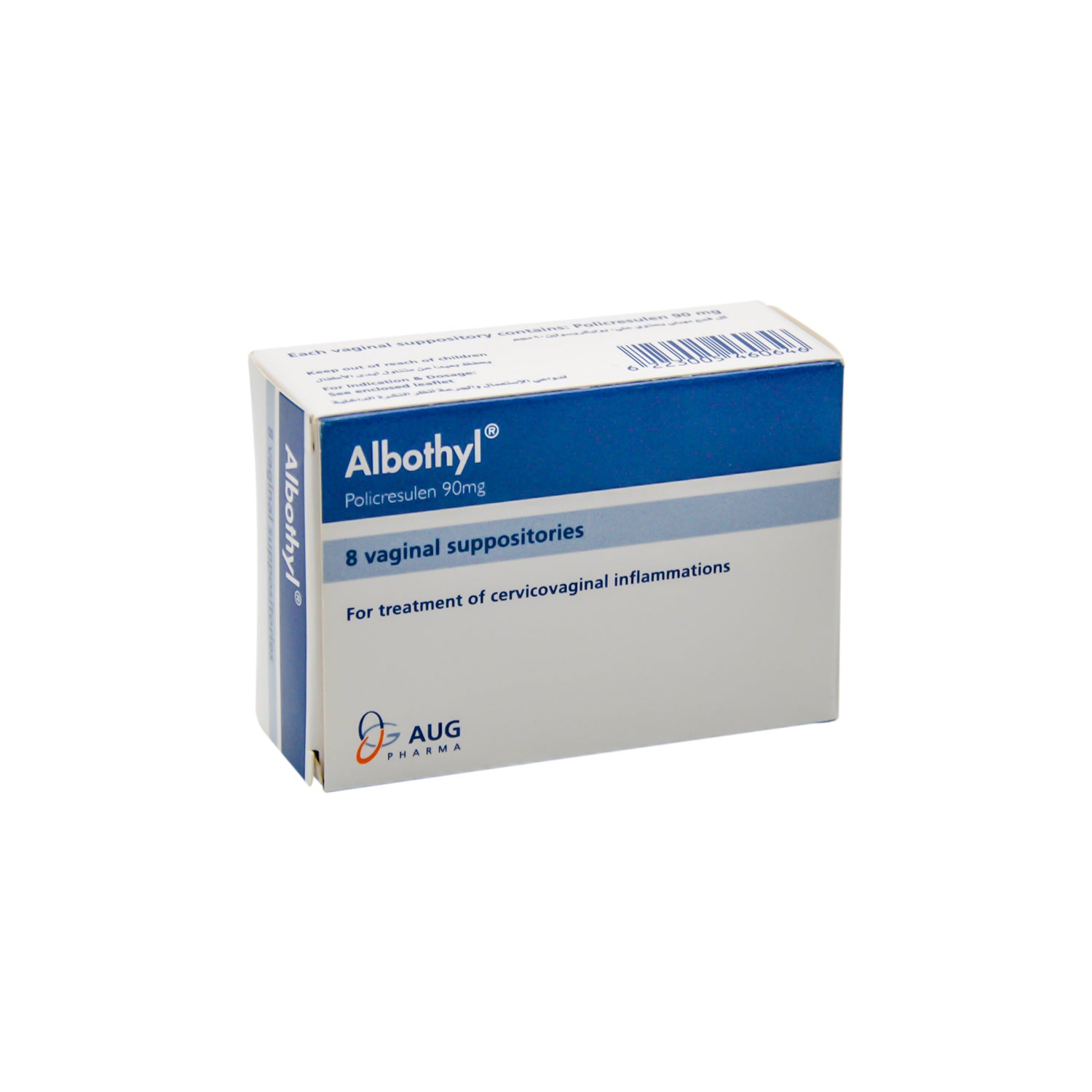 Albothyl 90mg Policresulen Suppsoitories