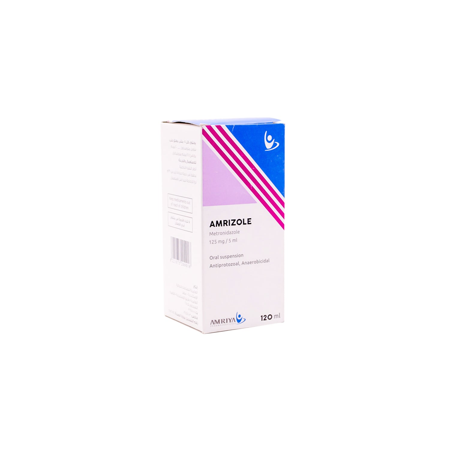 Amrizole 125mg/5ml Metronidazole Anti-Protozoal & Anaerobicidal Oral Suspension