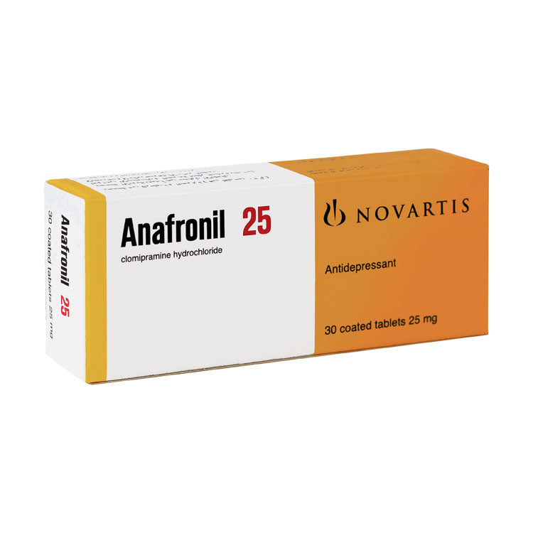 Anafronil 25mg Clomipramine Hydrochloride Antidepressant