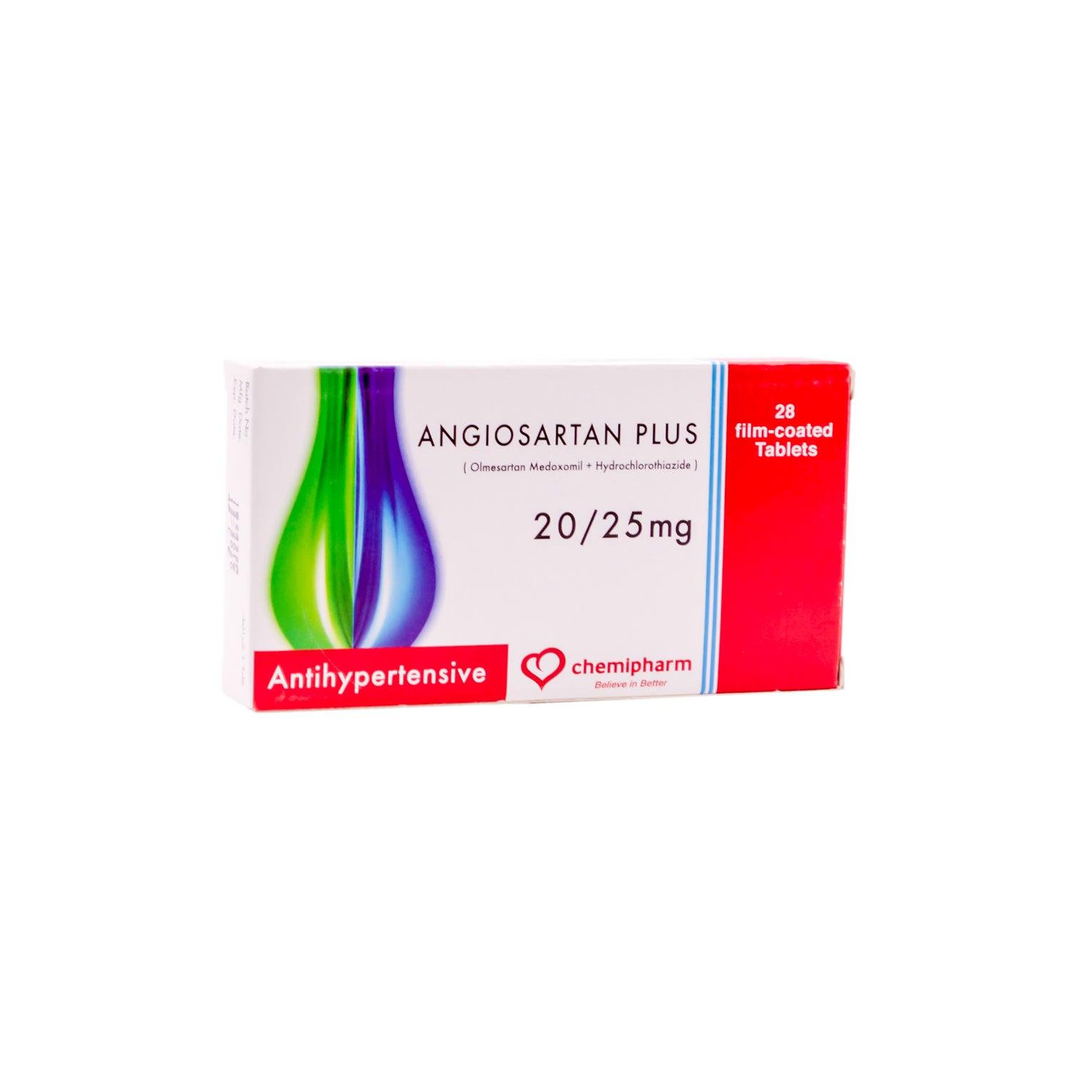أنجيوسارتان بلس مع أولميسارتان ميدوكسوميل وهيدروكلوروثيازيد خافض لضغط الدم
